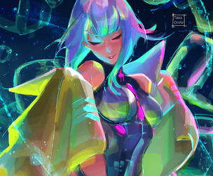 Lucy ice cubes, Cyberpunk Edgerunners.