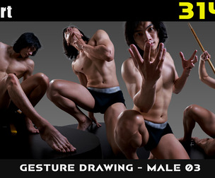 Pose Art | Gesture Drawing - Male 03