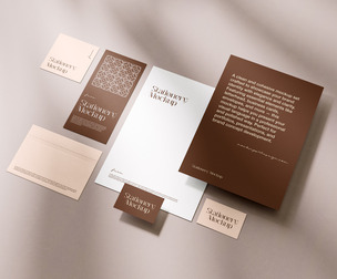 Simple Stationery Mockup PSD Template - Minimal Branding Kit