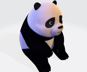 Adorable Panda Cub: Ultimate Print-Ready Figurine (FDM & Resin Optimized)