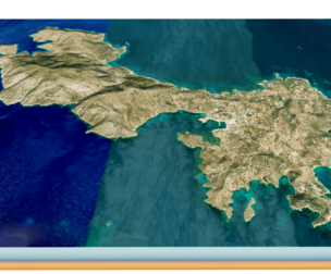 Leipsoi island full 3D model terrain