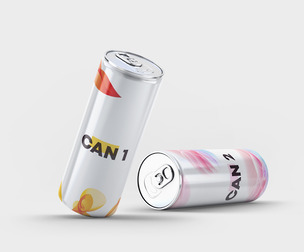 Dual Soda Can Mockup PSD Template - Beverage Packaging
