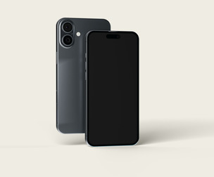 Dual-View Smartphone Mockup PSD Template - Front and Back Display