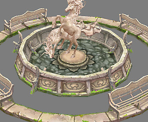 e Model Arena - Boise - fountain  light elves  01