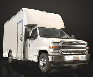 Medium Duty Truck V1 - Box Van