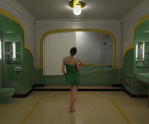 The Shining Green Bathroom Room 237  PBR