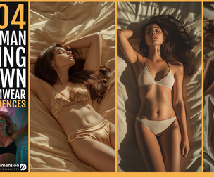404 Woman Lying Down in Swimwear