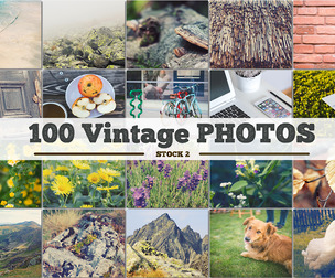 100 Retro Vintage Photos Stock Backdrops, Nature, Food, Tech, Animals, Landscape, Coffee