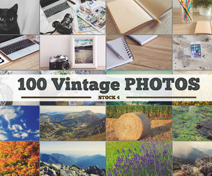 100 Vintage Photos Stock, Studio, Outdoor Scenes, Landscape, Mountains, Photography Nature