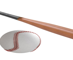 Baseball and bat