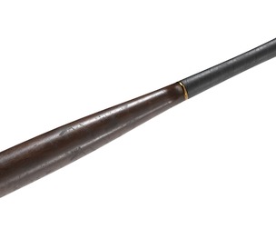 baseball bat dark wood