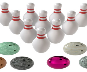 Bowlin pins and balls