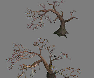 Game Model Arena - crooked tree 01 01