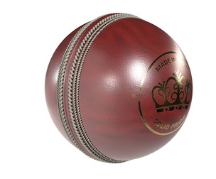 Cricket ball red crown