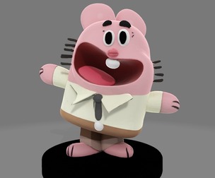 MR. WATERSON – Low Poly 3D Printable Figurine | Cartoon Character STL + 20 Formats