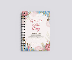 Spiral Notebook Mockup PSD Template