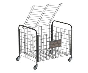 Metal ball storage black empty