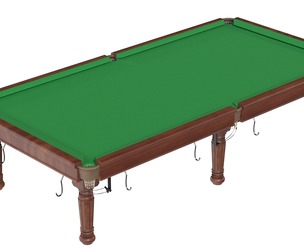 Billiards Pool table green