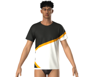 Men 2 Ton Color T-Shirt | Marvelous / Clo3d / obj / fbx
