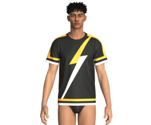 Men 3 Ton Color T-Shirt | Marvelous / Clo3d / obj / fbx