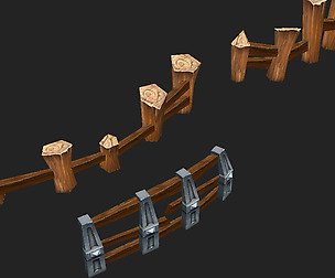 Game Model Arena - Fence 0011 01