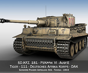 Panzer VI - Tiger - 111 - Early Production