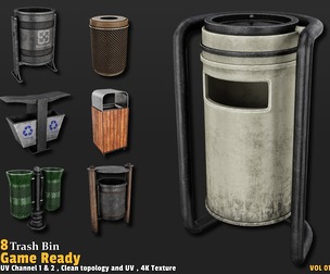 Trash Bin | Game Ready-VOL01