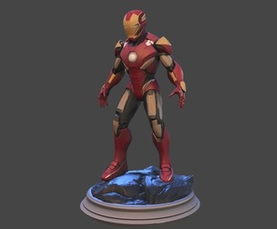 Iron Sentinel – High-Poly Collectible 3D Print Model