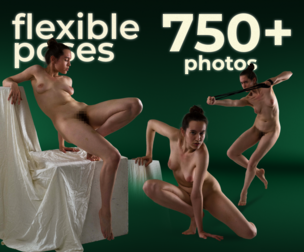750+ Flexible Female Poses for Sketching