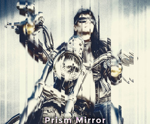 Prism Mirror Photo Effect PSD Template