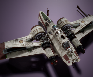 Star Wars ARC-170 Starfighter Rigged Low Poly