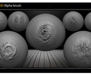 Wood Alpha Brush Pack