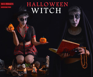 +580 Halloween Witch Reference Pictures | - 360° VIEW |