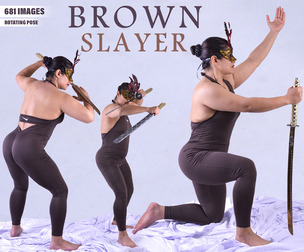 +685 Brown Slayer Reference Pictures | - 360° VIEW |