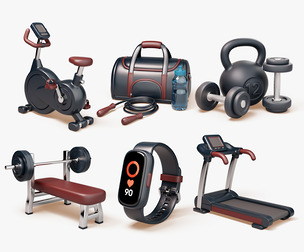 Gym Equipment Pack