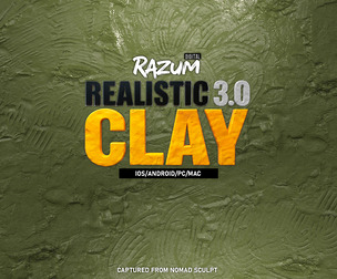 RAZUM DIGITAL CLAY SET FOR NOMAD SCULPT v.3.0