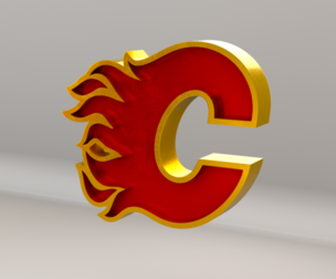 NHL Calgary Flames Team Logo