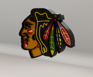 NHL Chicago BlackHawks Team Logo