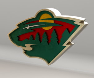 NHL Minnesota Wilds Team Logo