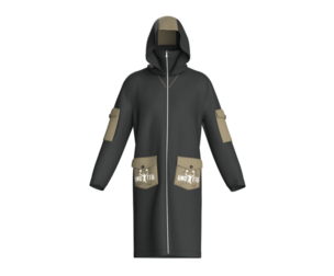 Men Long Jacket - Pocket Printed | Marvelous / Clo3d / obj / fbx