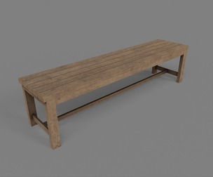 PBR Locker Room Seat Bench 02