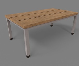 PBR Locker Room Seat Bench 03