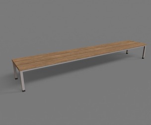 PBR Locker Room Seat Bench 04