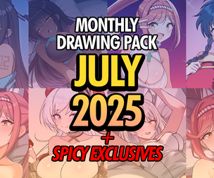 Monthly drawing pack - JULY 2025