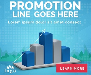 Business Banner, EDITABLE PSD Template, Marketing Design, Promo Campaign