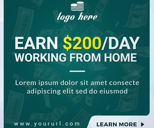 Business Banner, EDITABLE PSD Template, Marketing Design, Promo Campaign