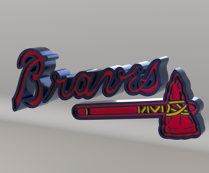 MLB Atlanta Braves V1 Team Logo