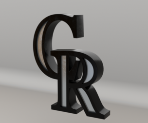 MLB Colorado Rockies Team Logo