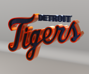 MLB Detroit Tigers V1 Team Logo