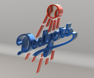 MLB Los Angeles Dodgers V1 Team Logo